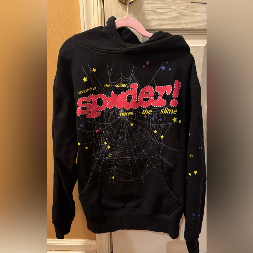 2023 Sp5der P*Nk V2 Hoodie 'Black'